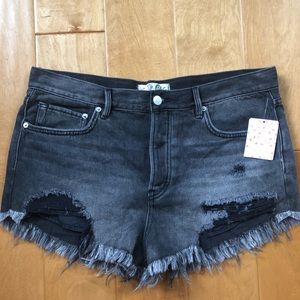 Free People Loving Good Vibrations shorts
